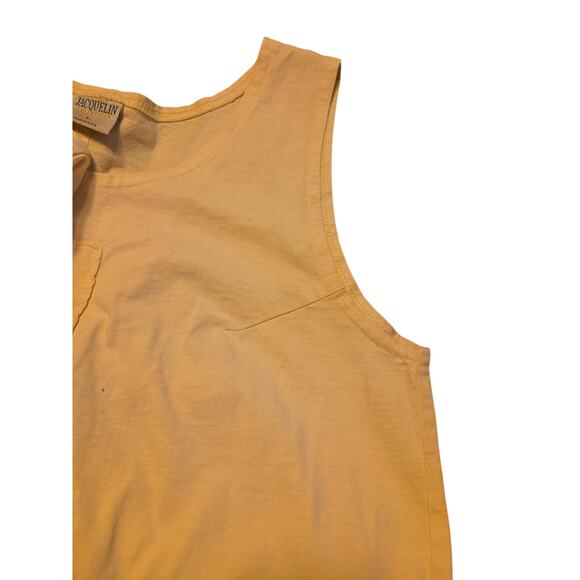 Vtg 1990 Jacquelin Cotton Maxi Modest Dress Teacher Embroidered Animal Sz Large - Picture 3 of 6